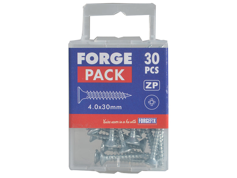 Multi-Purpose Pozi Compatible Screw CSK ST ZP 5.0 x 40mm Forge Pack 15