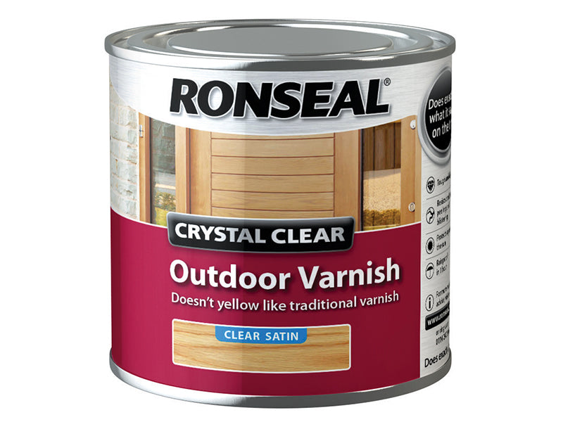 Crystal Clear Outdoor Varnish Satin 750ml