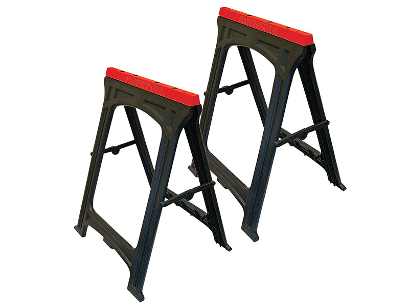 Plastic Trestles Height 82cm x Length 57cm (Twin Pack)                          