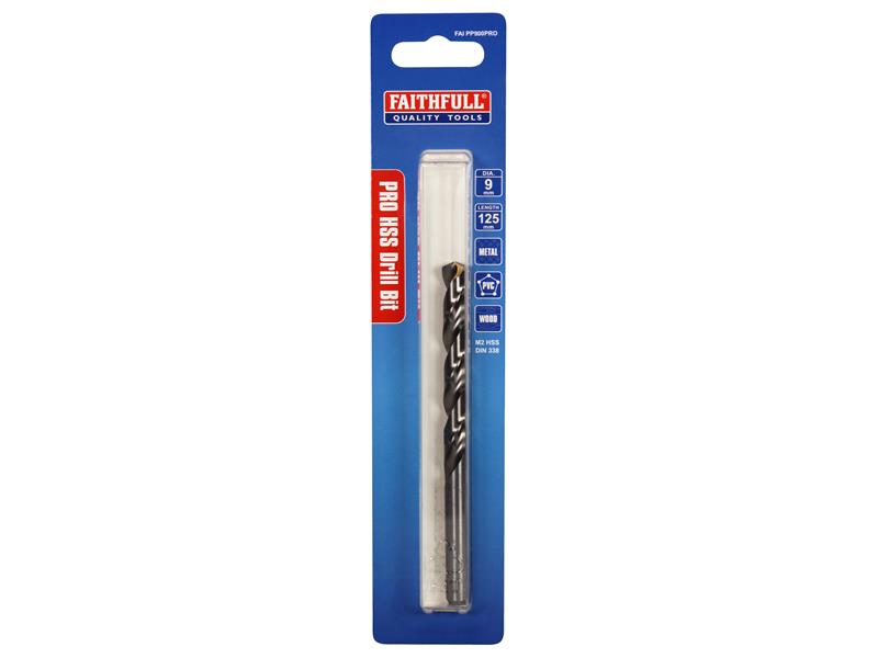 Professional HSS Jobber Drill Bit Pre Pack 9.50mm OL:120mm WL:78mm