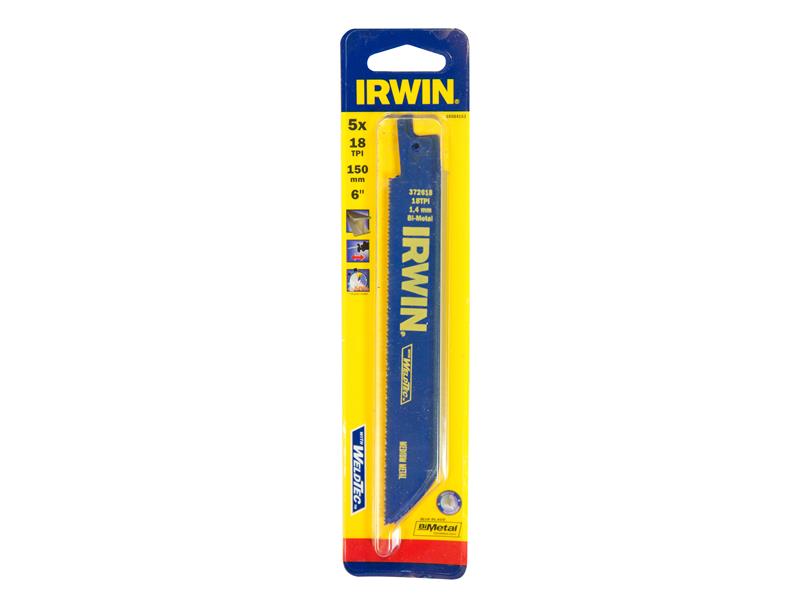 818R Sabre Saw Blade Metal Cutting 200mm 18 TPI (Pack 2)