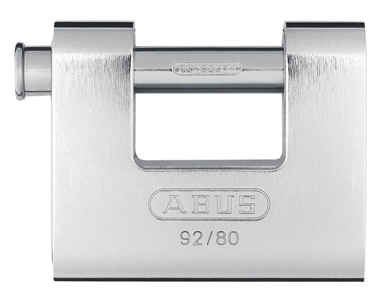 92/65mm Monoblock Brass Body Shutter Padlock Keyed Alike KA8511