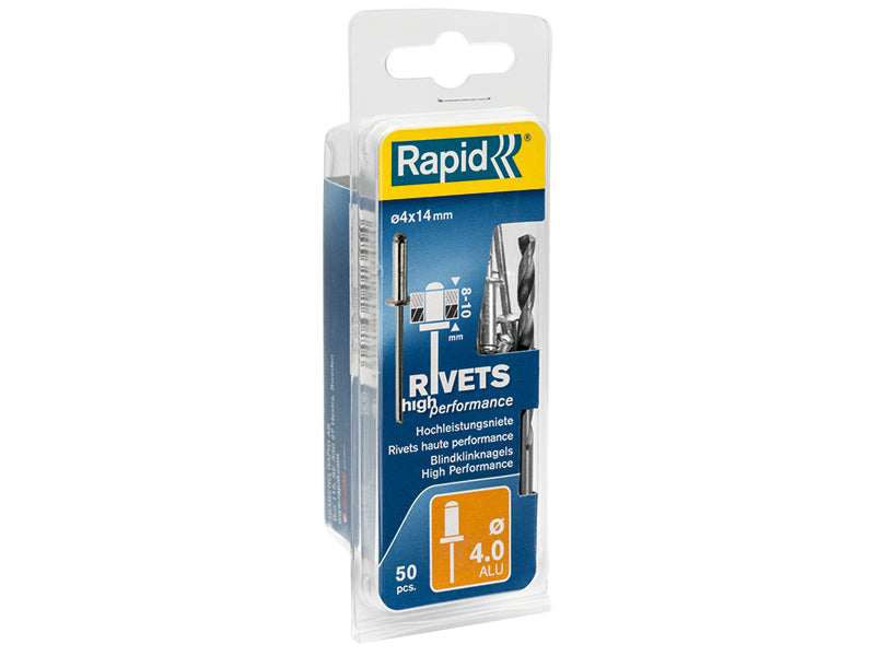 High Performance Rivets 4.8 x 25mm Blister of 50