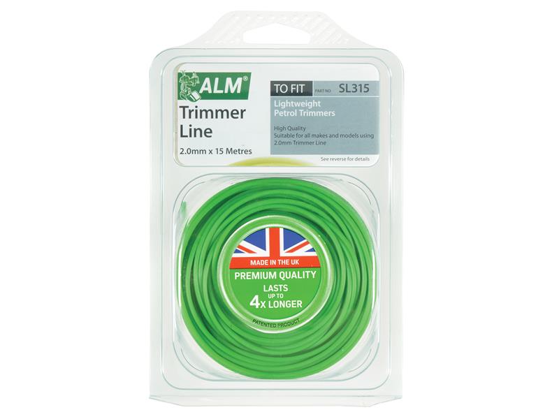 SL315 Light-Duty Petrol Trimmer Line 2.0mm x 15m                                