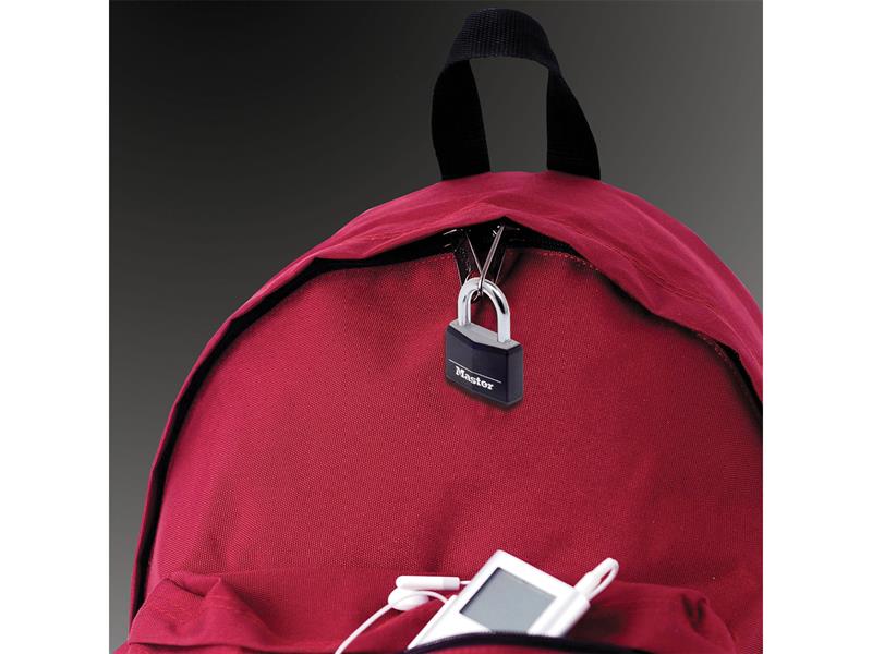 Aluminium Black Vinyl Cover 50mm Padlock 4-Pin