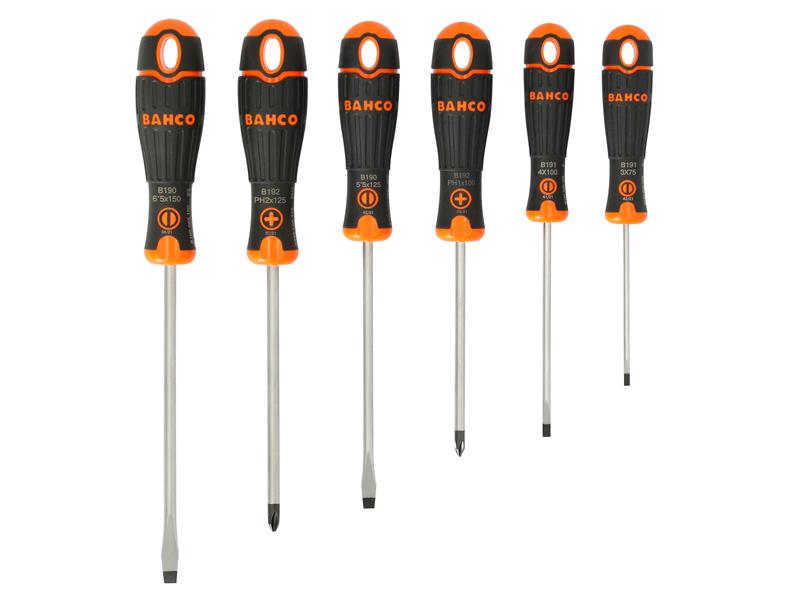 B219.006 BAHCOFIT Screwdriver Set, 6 Piece                                      