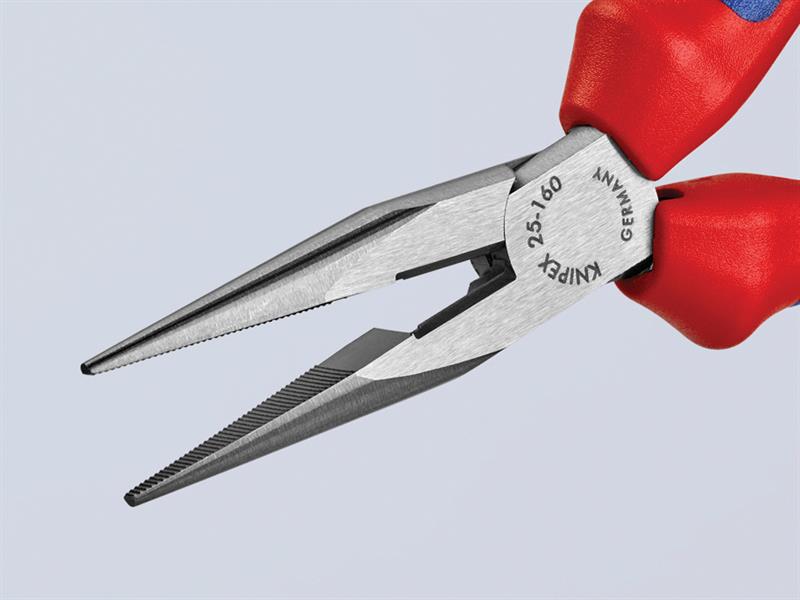 25 02 160 Snipe Nose Side Cutting Pliers Comfort Handles 160mm                  