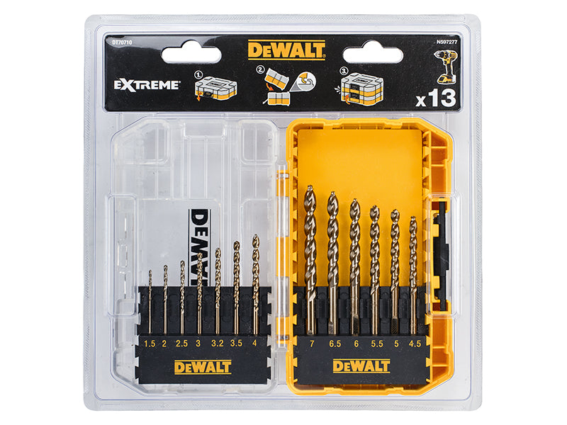 DT70710 Extreme 2 Metal Drilling Set, 13 Piece                                  