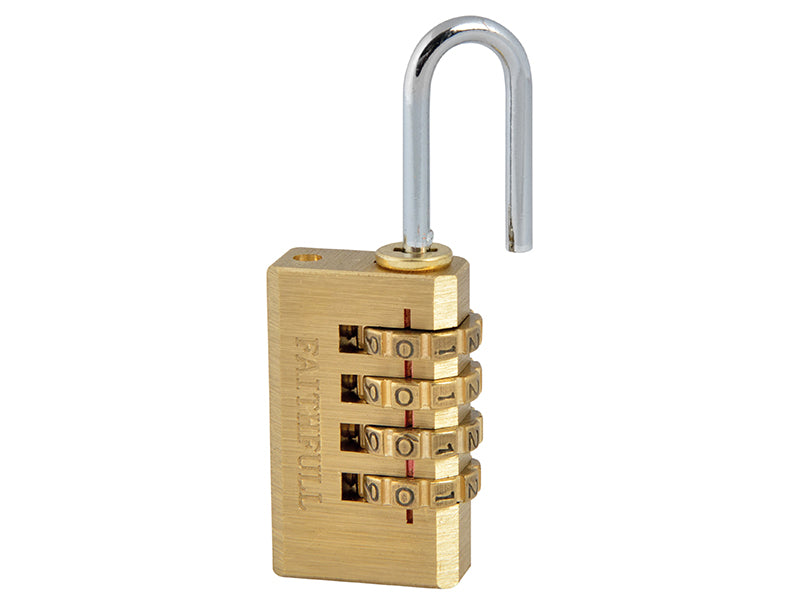 Brass Combination Padlock 20mm                                                  