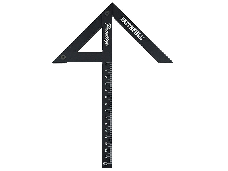 Prestige Centre Finder Gauge Black Aluminium 150mm                              