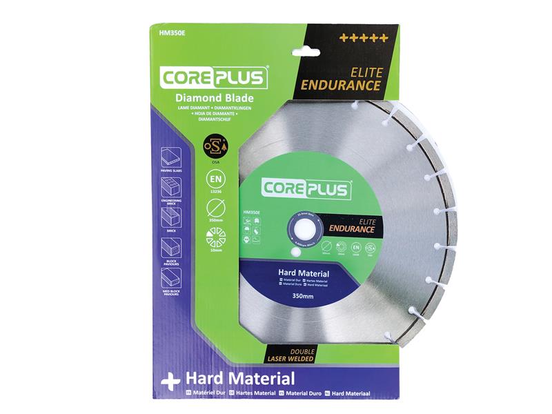 HM350E Elite Hard Material Turbo Diamond Blade 350mm                            