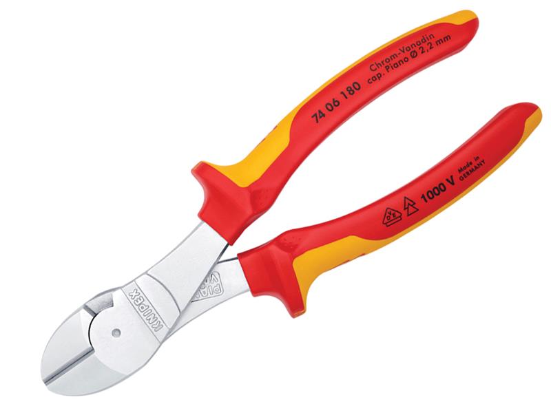 74 06 180 VDE High Leverage Diagonal Cutter 180mm                               