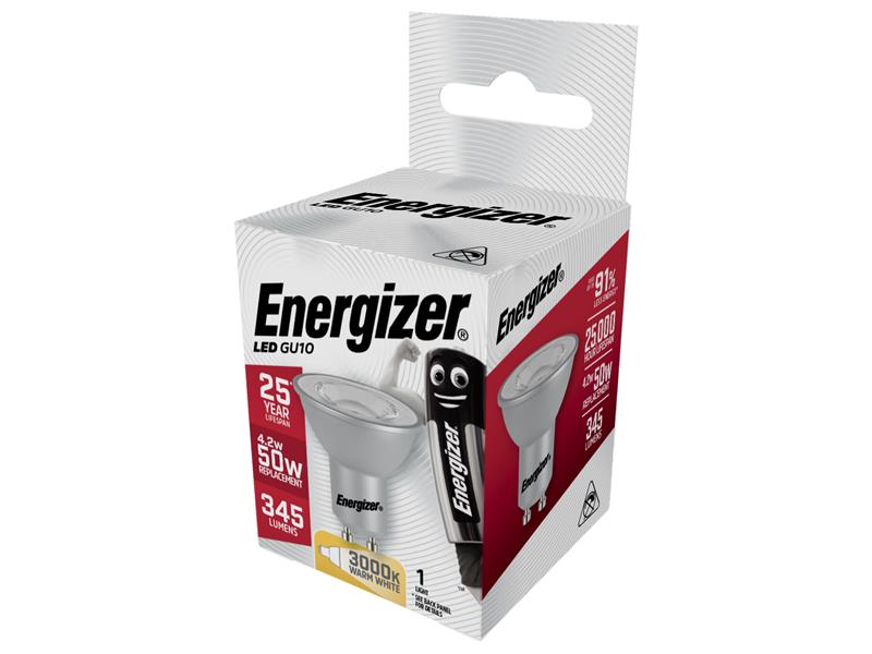 LED GU10 HIGHTECH Non-Dimmable Bulb, Warm White 350 lm 5W