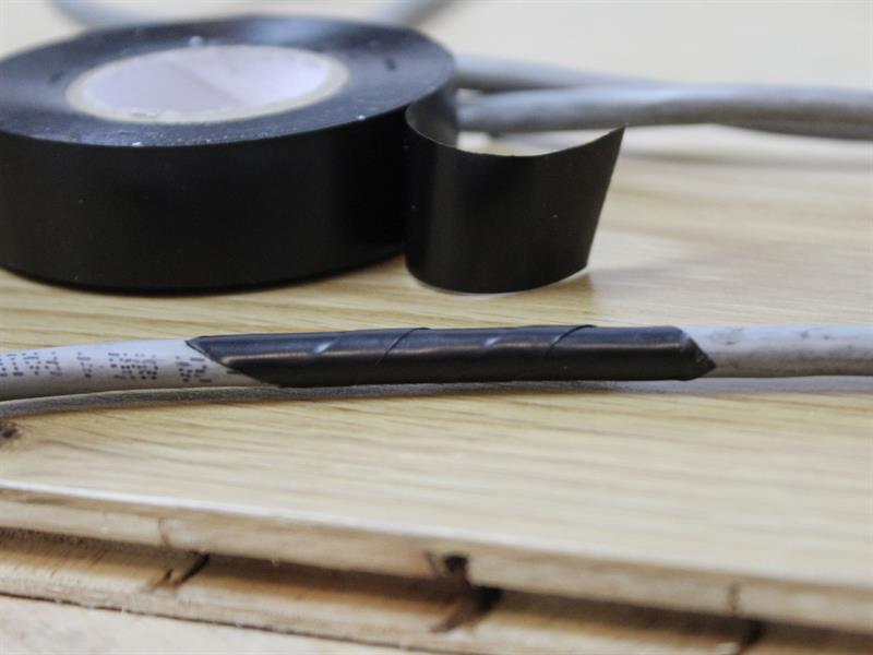 PVC Electrical Tape Black 19mm x 20m                                            