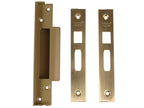 StrongBOLT 2200 Mortice Sashlock Rebate Kit 13mm Satin Chrome Box