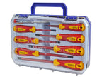 VDE Soft Grip Screwdriver Set (Case), 8 Piece                                   