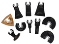 Multi-Function Tool Mixed Blade Set 10 Piece                                    