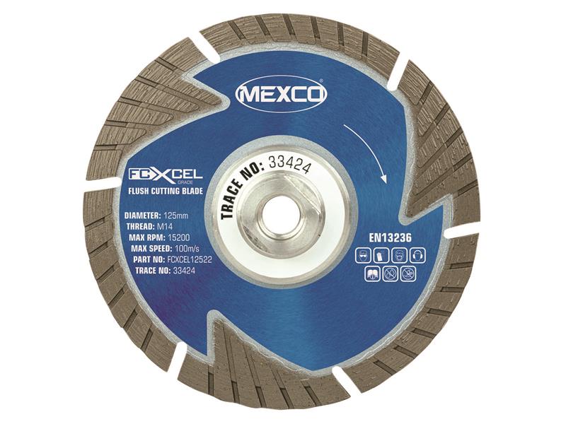 FCXCEL Grade Flush Cut Diamond Blade 230 x 22mm