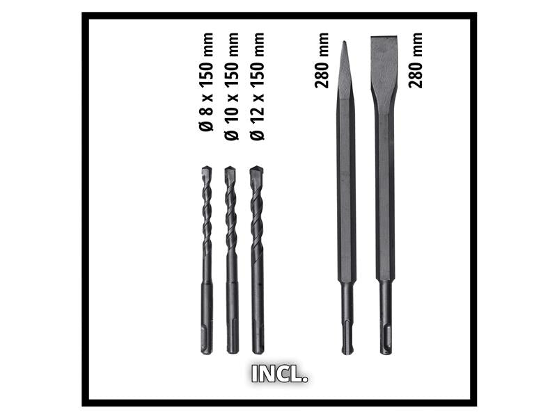 TE-RH 32 4F Kit Rotary Hammer 1250W 240V                                        