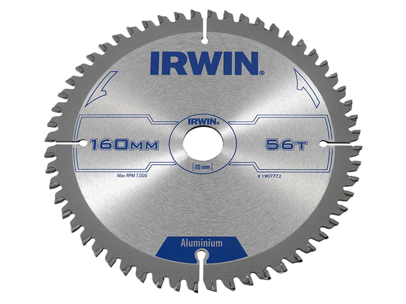 Professional Aluminium Circular Saw Blade 160 x 20mm x 56T TCG                  