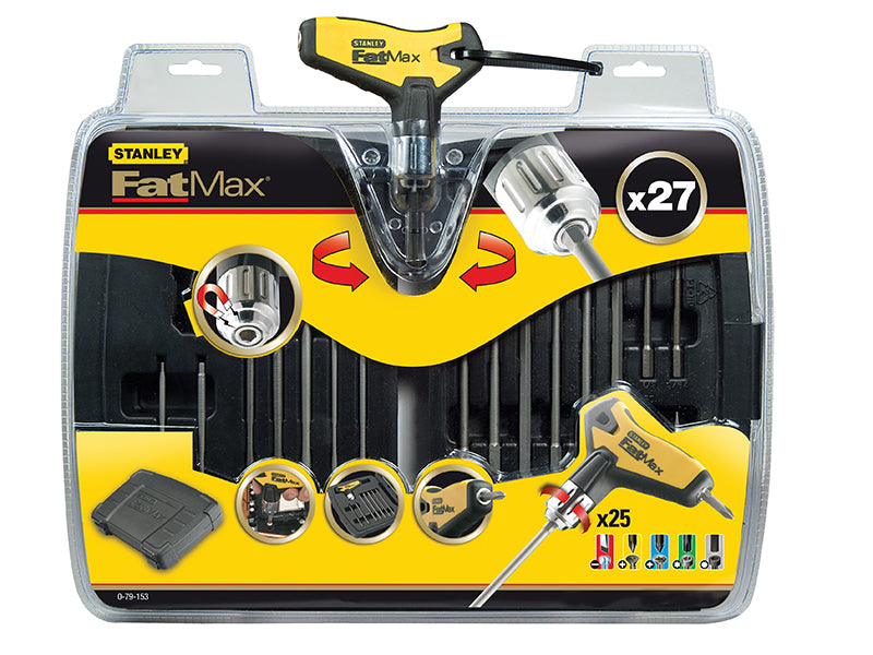 Metric FatMax® T-Handle Ratchet Power Key Set, 27 Piece