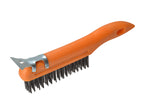 Plastic Wire Brush & Scraper                                                    