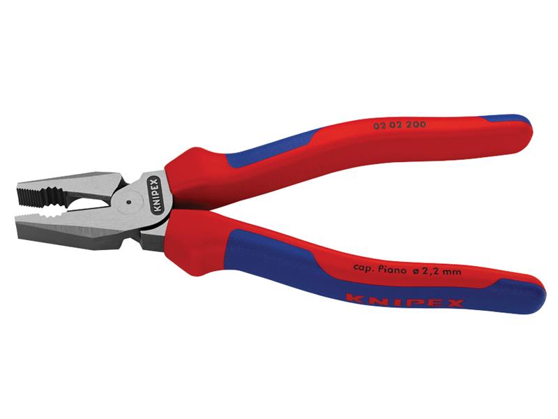02 02 200 High Leverage Combination Pliers Comfort Handles 200mm                