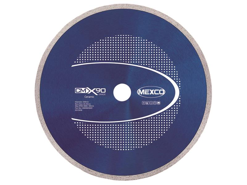 X90 Grade Ceramic Materials Diamond Blade 350 x 25.4mm