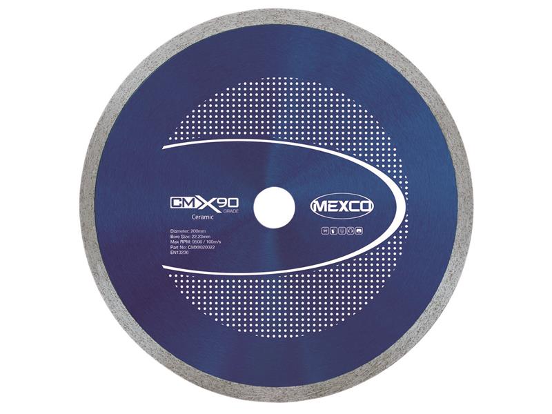 X90 Grade Ceramic Materials Diamond Blade 350 x 25.4mm