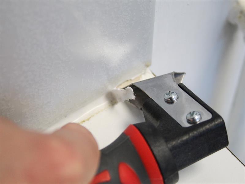 Silicone Removal Knife Stainless Steel Blade Soft-Grip                          