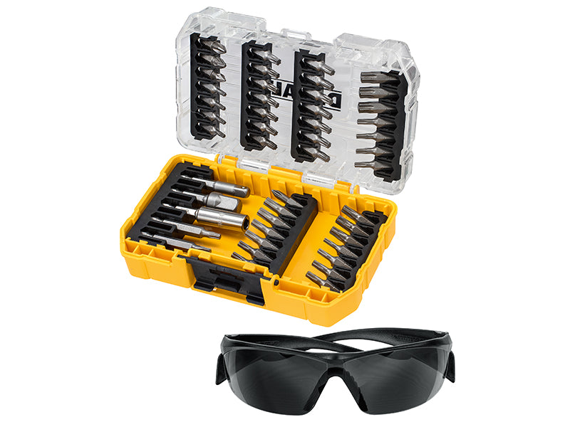DT70704 Screwdriving Set, 47 Piece + Safety Glasses                             