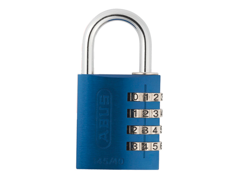 145/40 40mm Aluminium Combination Padlock Yellow 49535