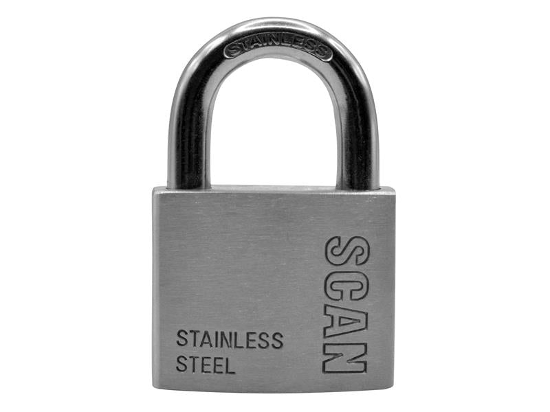 Stainless Steel Padlock 50mm Long Shackle