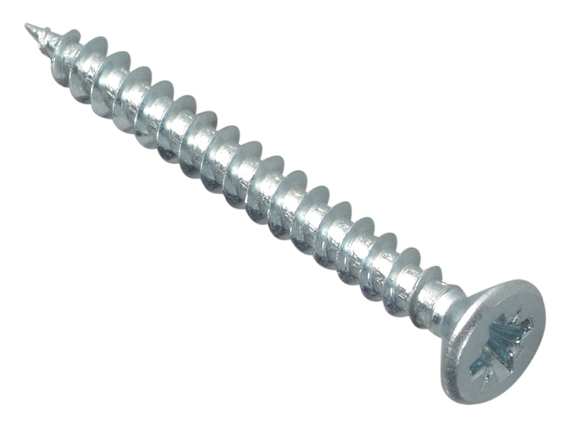 Multi-Purpose Pozi Compatible Screw CSK ST ZP 5 x 90mm Box 100