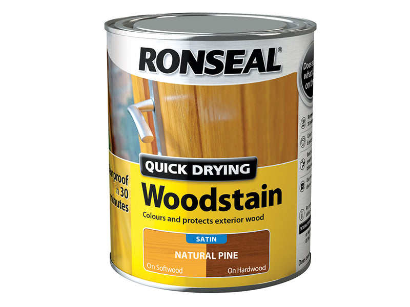 Quick Drying Woodstain Satin Walnut 750ml