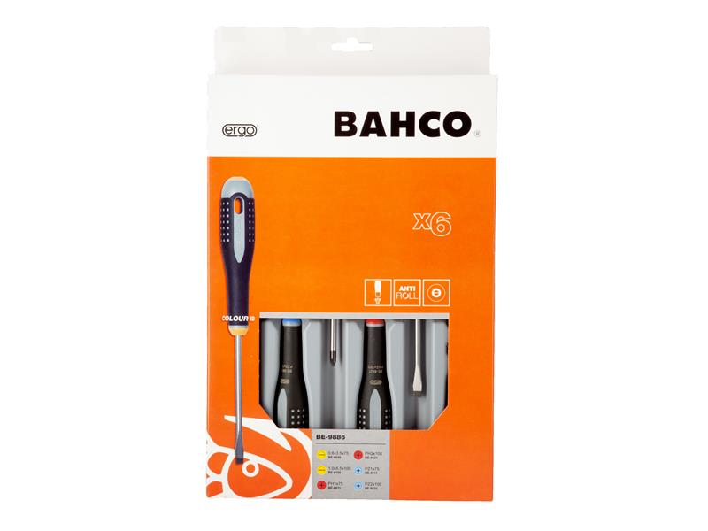 BE-9886 ERGO™ Screwdriver Set, 6 Piece