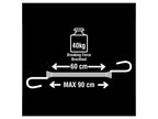 Twin Wire Bungee Cord 60cm Red 2 Piece