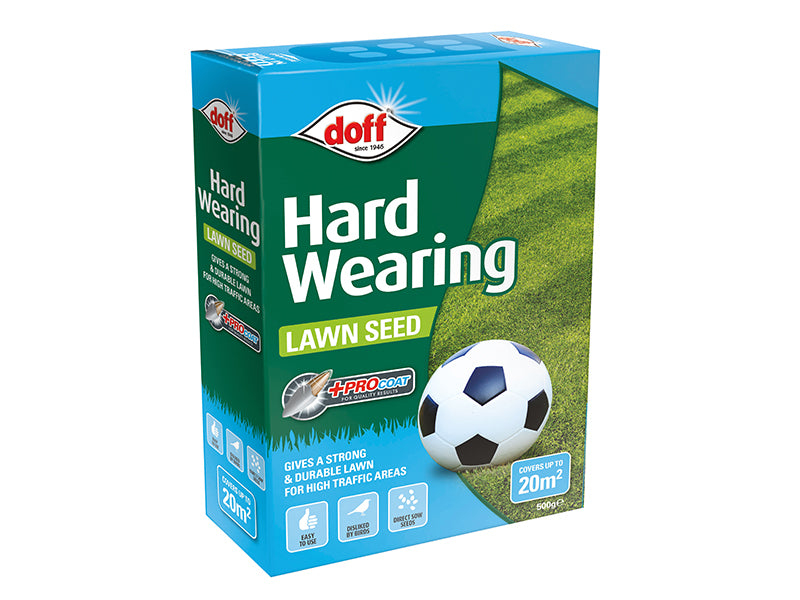 Hard Wearing Lawn Seed 500g                                                     