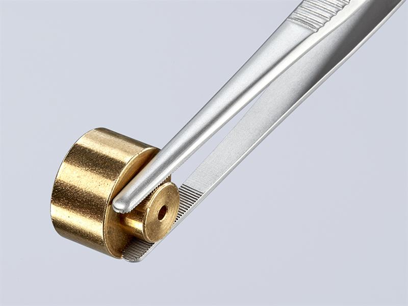 92 64 43 Stainless Steel Universal Blunt Nose Tweezers 120mm                    