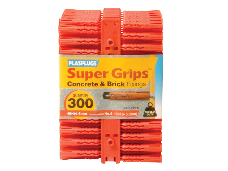 SYP 501 Solid Wall Super Grips™ Fixings Yellow (100)