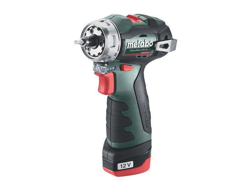 PowerMaxx BS BL Q Brushless Drill/Screwdriver 12V 2 x 2.0Ah Li-ion