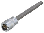 3/8in Drive Extra Long Hex Socket Bit Set, 7 Piece                              