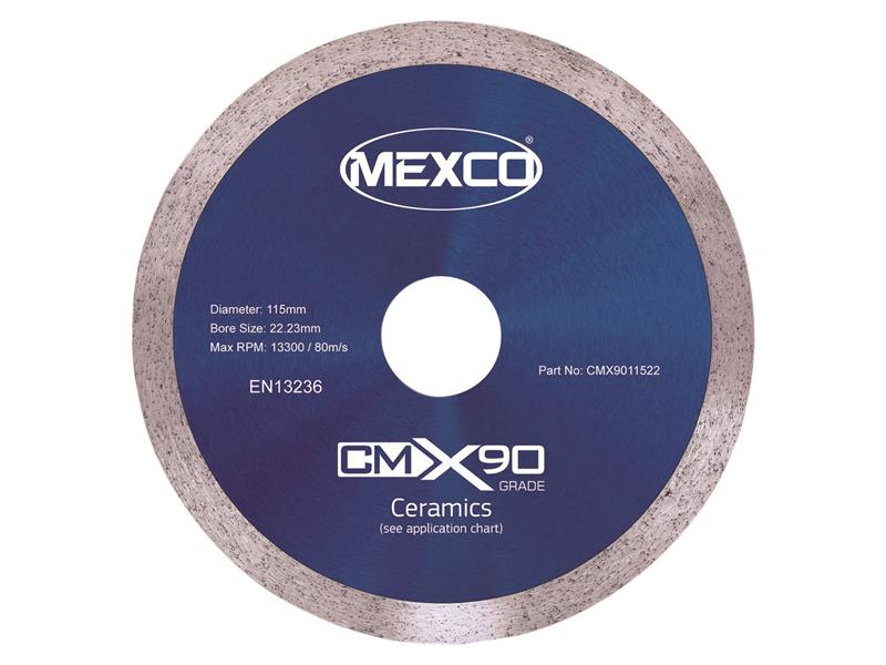 X90 Grade Ceramic Materials Diamond Blade 350 x 25.4mm