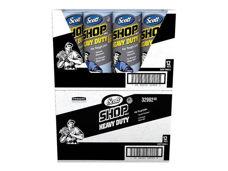 SCOTT® Blue Heavy-Duty Shop Cloth Roll                                          
