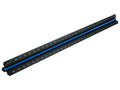Prestige Tri-Scale Architect Rule Black Aluminium 300mm                         