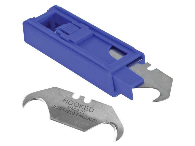 Heavy-Duty Hooked Trimming Knife Blades (Pack 10)                               