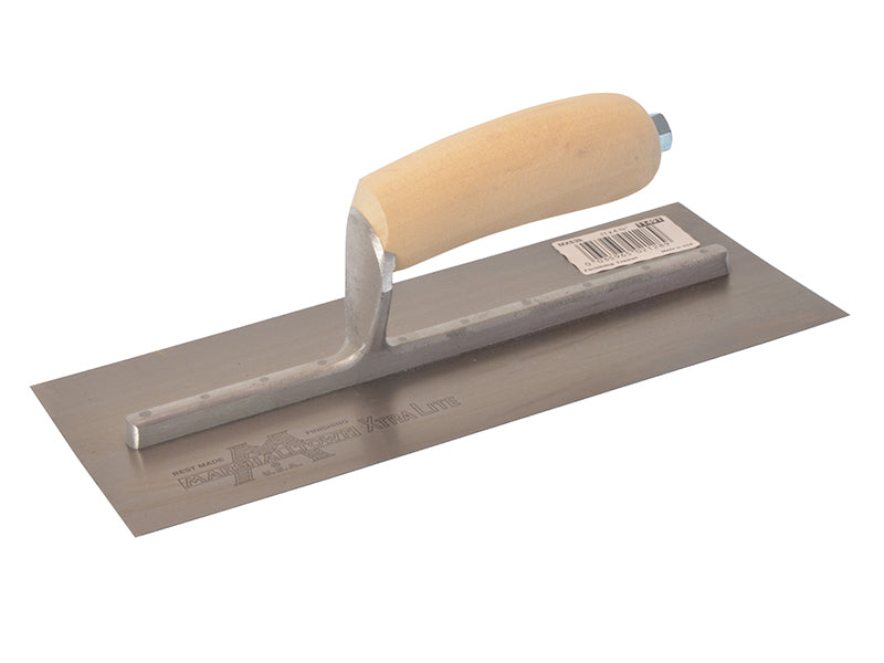 MXS7 Plasterer's Finishing Trowel Wooden Handle 12 x 5in