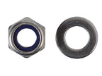 Nyloc Nuts & Washers A2 Stainless Steel M10 ForgePack 8                         