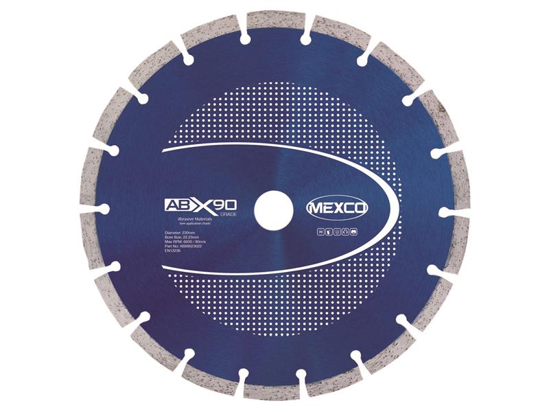Abrasive Materials X90 Grade Diamond Blade 450 x 25mm