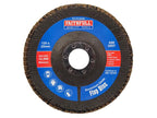 Aluminium Oxide Flap Disc 125 x 22mm Mixed Grit (3 Pack)